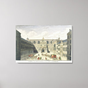 Toile Une vue de la guilde Hall de la ville de Londres,