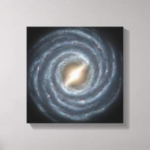 Toile Une vue de notre propre galaxie de manière