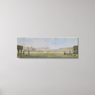 Toile Une vue du jardin et de la Chambre chez Winchendon