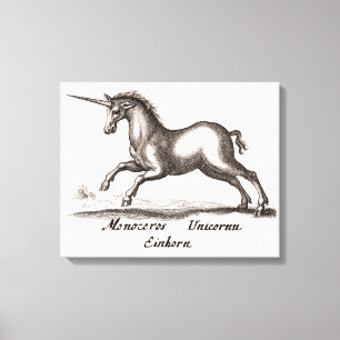 Toile Unicorn Classic Running Magic Woodland Créature