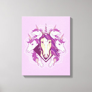 Toile Unicorn Mandala