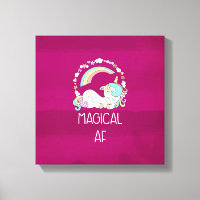 Unicorne drôle dire magique AF