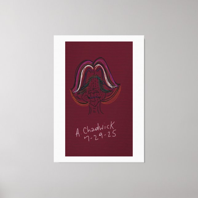 Toile Unique Original Animation Stretched Canvas (Recto)