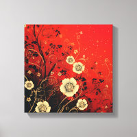 Unique prairie Fleurs sauvages Nature Art Floral