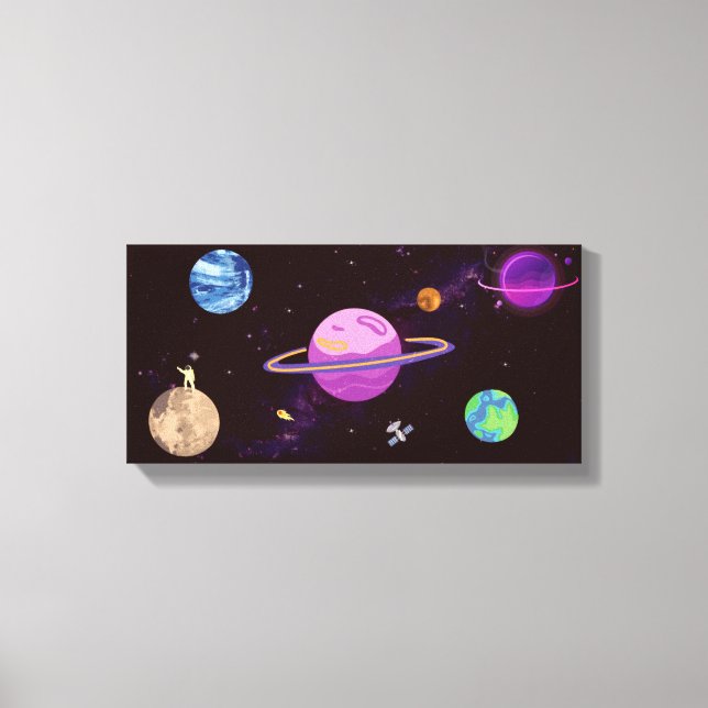 Toile Univers moderne cool (Recto)