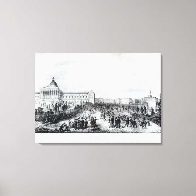 Toile University College School, Londres, 1835 (Recto)