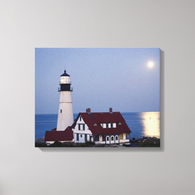 Toile USA, Maine, Portland, Cape Elizabeth, Lighthouse (Recto)