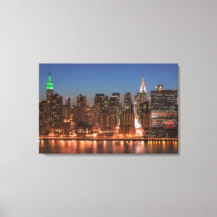Toile USA, New York, New York, Manhattan : Aérien