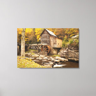 Toile USA, Virginie-Occidentale, Clifftop. État Babcock