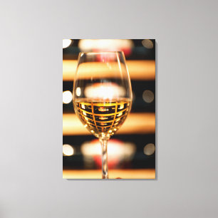 Toile USA, Washington, Walla Walla. Wine glass