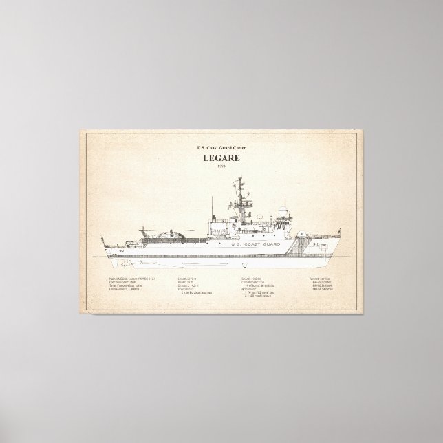 Toile USCG Legare wmec-912 - SBD (Recto)
