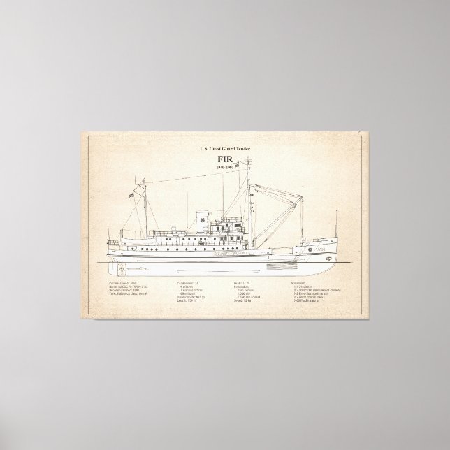 Toile USCG Tender Fir wlm-212 - SBD (Recto)