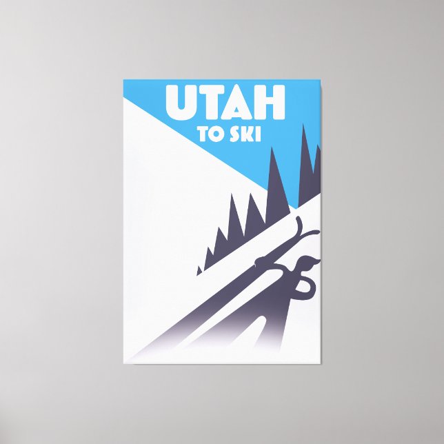 Toile Utah To Ski (Recto)