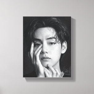 Toile V-tae l'homme coréen le plus beau