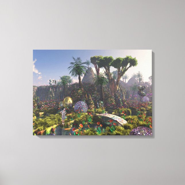 Toile Vacances au Paradis - par Jurgen Ziewe (Recto)