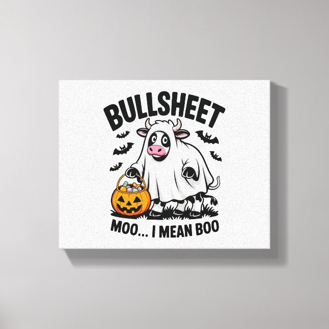 Toile vache halloween (Recto)