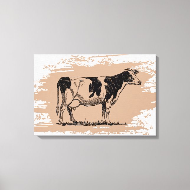 Toile Vache Holstein (Recto)