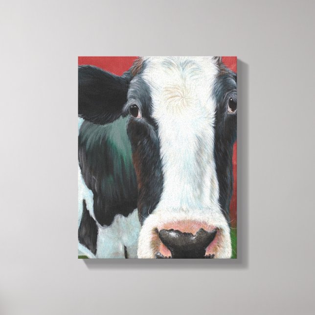 Toile Vache Mooooo ! (Recto)