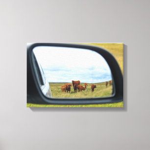 Toile Vaches dans le miroir