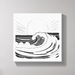 Toile Vagues océaniques