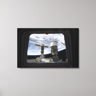 Toile Vaisseau spatial de deux Russes