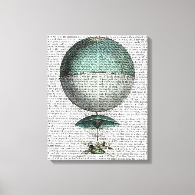 Toile Vaisseau Volant Hot Air Balloon (Recto)