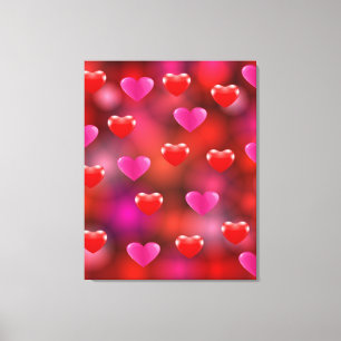Toile Valentine Hearts