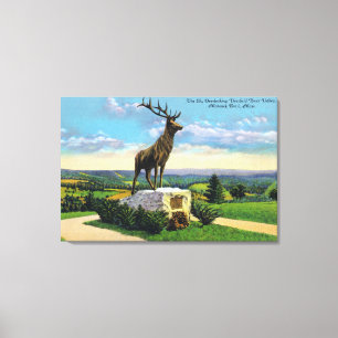 Toile Vallée de la rivière Deerfield sur le sentier Moha