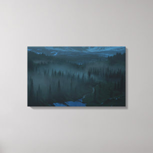 Toile Vallée des Glaciers (Lune)