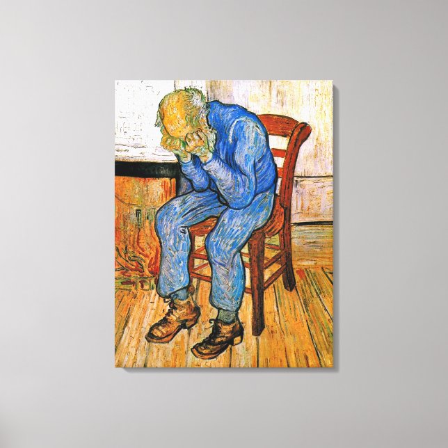 Toile Van Gogh - À la porte de l'éternité (Recto)