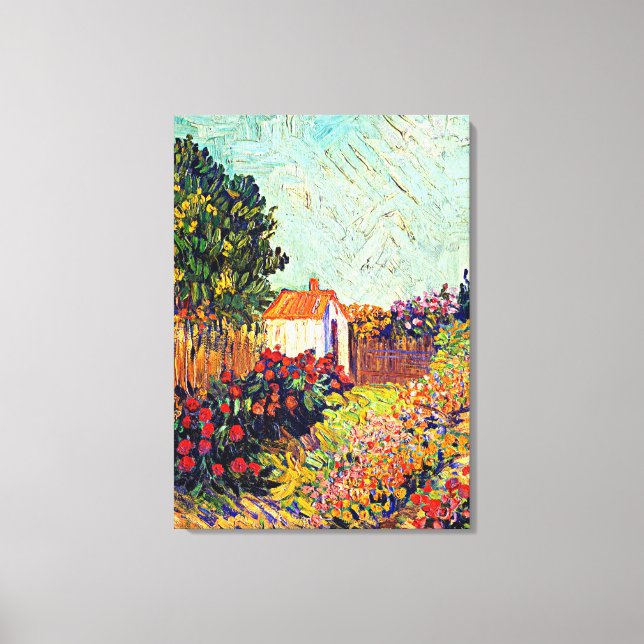 Toile Van Gogh - Paysage, célèbre peinture d'art (Recto)