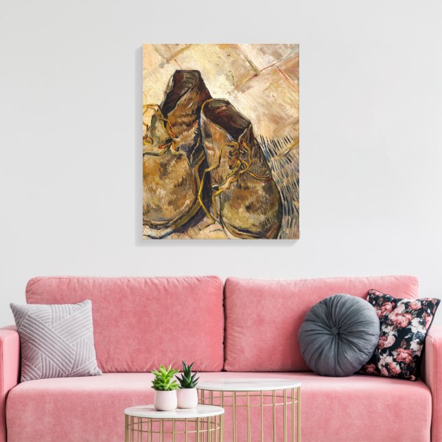 Toile Van Gogh "Shoes" Canvas Print (Insitu(Salon))