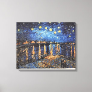 Toile Van Gogh Starry Nuit sur la peinture à l'huile du 