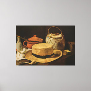 Toile Van Gogh's "Still Life with Casquette and Pipe" (1