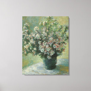 Toile Vase de fleurs par Claude Monet