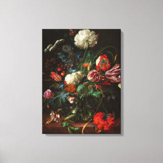 Toile Vase des fleurs, 1660 par Jan Davidsz de Heem