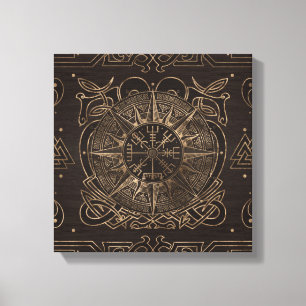 Toile Vegvisir - Viking Compas Ornement