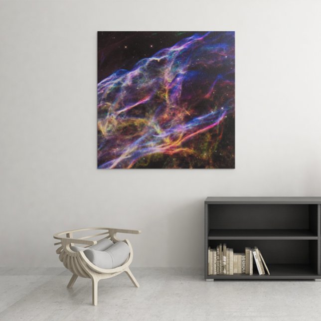 Toile Veil Nebula Supernova Carré restant (Créateur téléchargé)