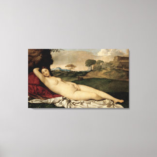 Toile Vénus dormant (par Giorgione)