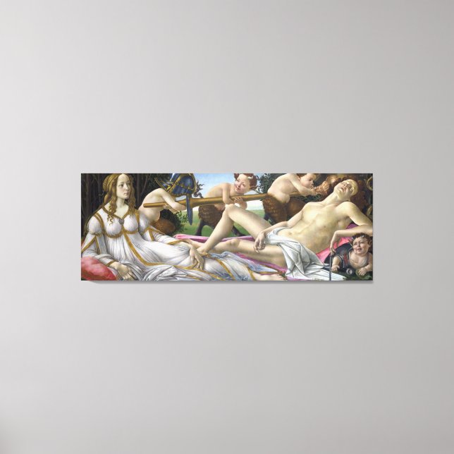 Toile Vénus et Mars par Sandro Botticelli (Recto)