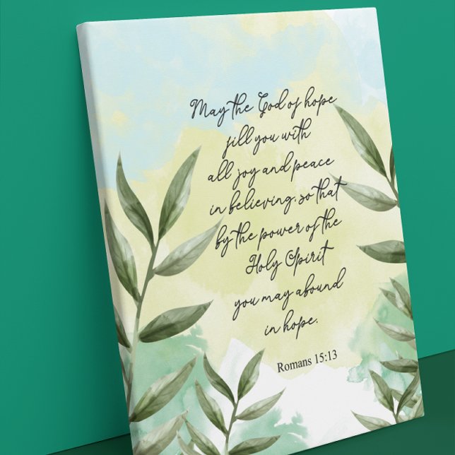 Toile Verdure Verdure Verset Bible verse Mur (Créateur téléchargé)