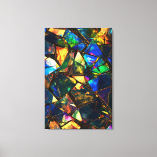 Toile Verre coloré