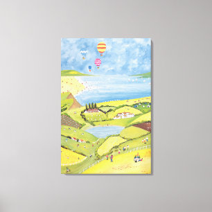 Toile Vers le haut d'haut et loin