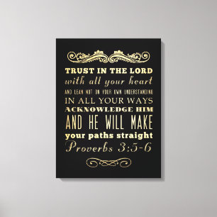 Toile Vers scriptural chrétien de bible - 3:5 de