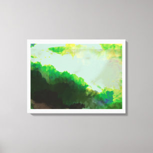 Toile vert lumineux