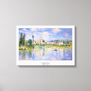 Toile Vetheuil en Claude Monet d'été