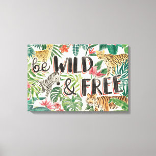 Toile Vibes de la jungle