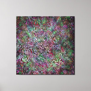 Toile Vibrations de pastèque