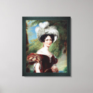 Toile Victoria, duchesse de Kent par George Hayter