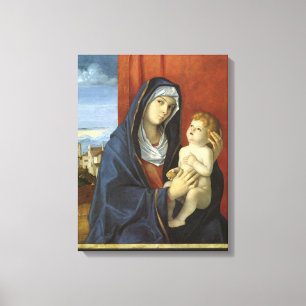 Toile Vierge à l'enfant par Giovanni Bellini